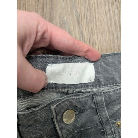 Flaneur Homme Jeans 30 Gray Medium Wash Distressed Ripped Destroyed Skinny Denim - Picture 2 of 16